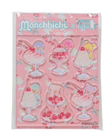 fafa「モンチッチコラボ シール」 の画像