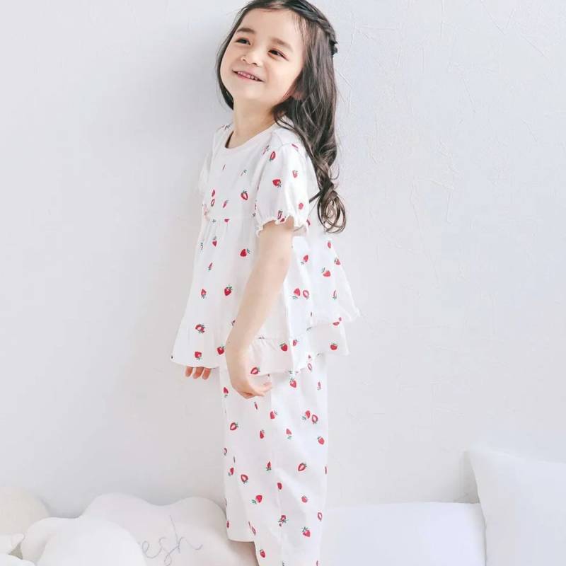 SLAP SLIP 「スララク 腹巻き一体型 みんな快眠！みんみんパジャマ 半袖」 (80~130cm) メール便対応可の画像