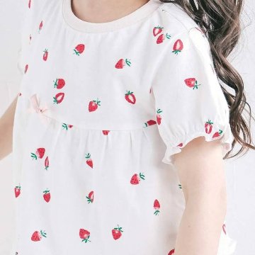 SLAP SLIP 「スララク 腹巻き一体型 みんな快眠！みんみんパジャマ 半袖」 (80~130cm) メール便対応可の画像