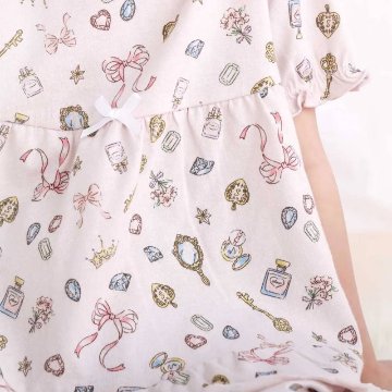 SLAP SLIP 「スララク 腹巻き一体型 みんな快眠！みんみんパジャマ 半袖」 (80~130cm) メール便対応可の画像