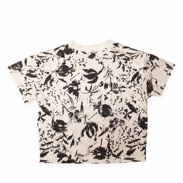 maarook「モノトーンフラワープリントTシャツ」(90-160cm)   【メール便送料無料】の画像