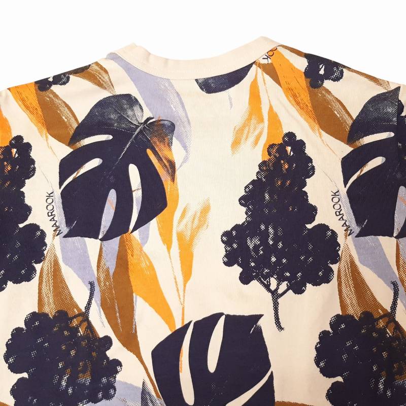 maarook「ボタニカルプリントTシャツ」(90-160cm)   【メール便送料無料】の画像