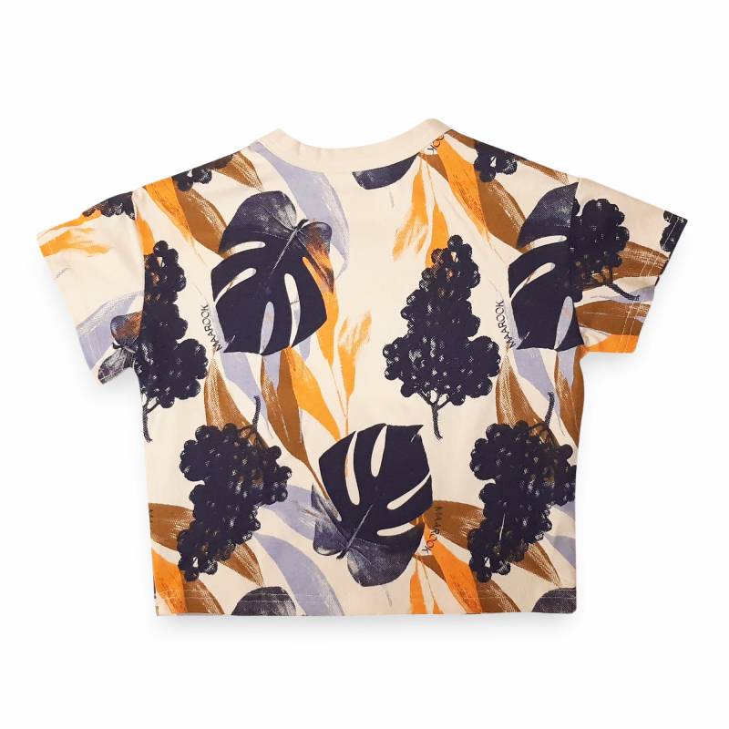 maarook「ボタニカルプリントTシャツ」(90-160cm)   【メール便送料無料】の画像