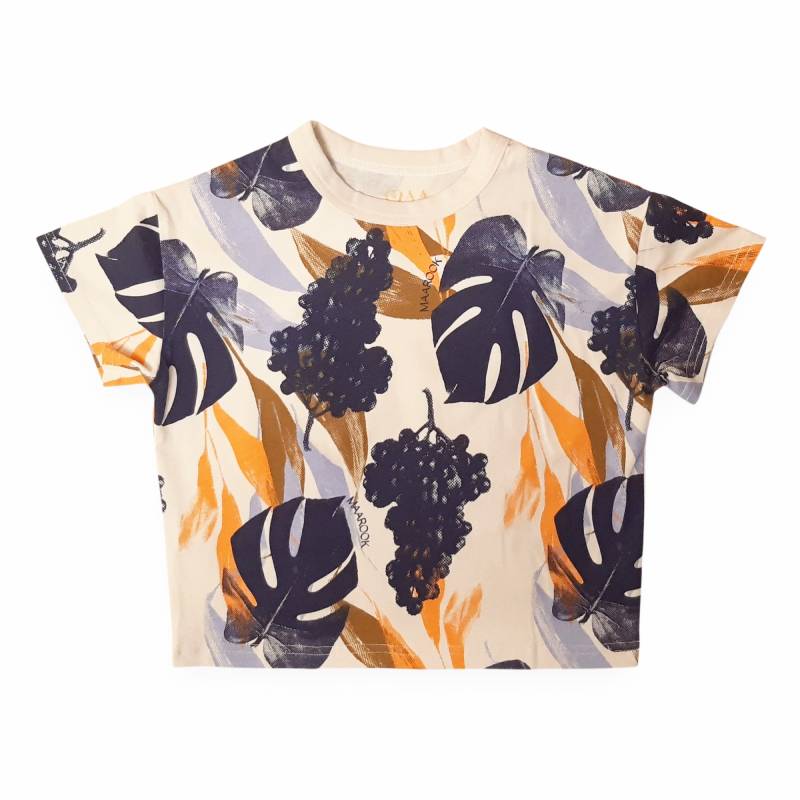 maarook「ボタニカルプリントTシャツ」(90-160cm)   【メール便送料無料】の画像