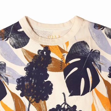 maarook「ボタニカルプリントTシャツ」(90-160cm)   【メール便送料無料】の画像