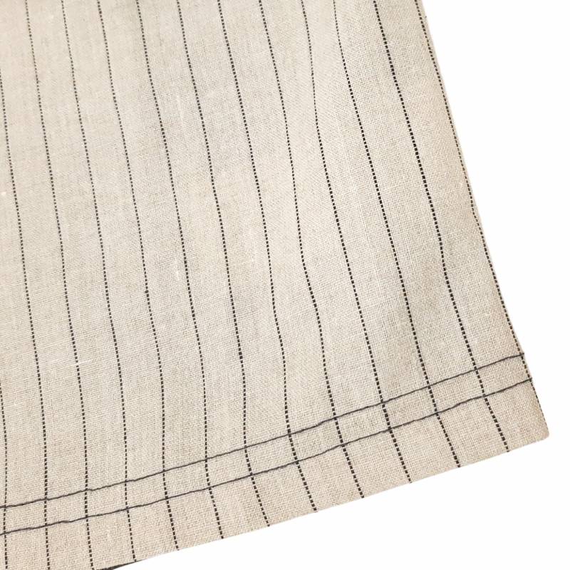 maarook「コットンリネンストライプTシャツ」(90-160cm)   【メール便送料無料】の画像