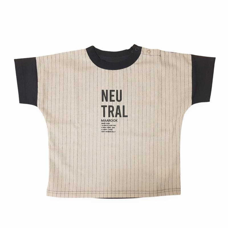 maarook「コットンリネンストライプTシャツ」(90-160cm)   【メール便送料無料】の画像