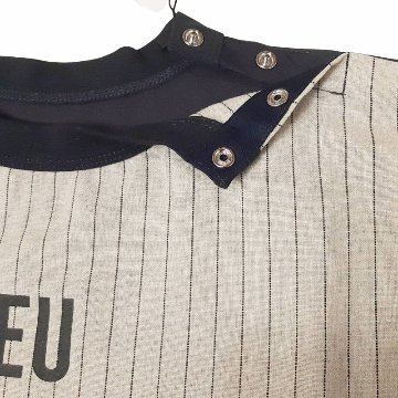 maarook「コットンリネンストライプTシャツ」(90-160cm)   【メール便送料無料】の画像