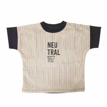 maarook「コットンリネンストライプTシャツ」(90-160cm)   【メール便送料無料】の画像