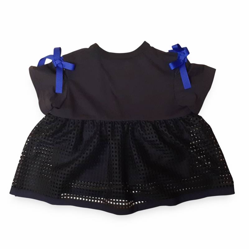 maarook「接触冷感鹿の子天竺メッシュ切り替えチュニック」(90-160cm)   【メール便送料無料】の画像