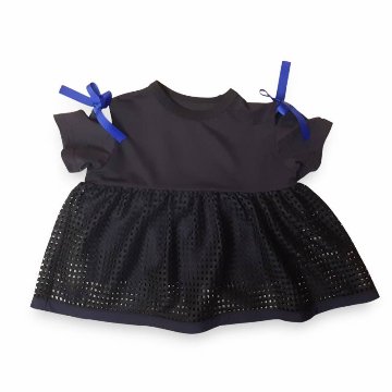 maarook「接触冷感鹿の子天竺メッシュ切り替えチュニック」(90-160cm)   【メール便送料無料】の画像