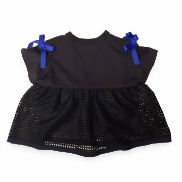 maarook「接触冷感鹿の子天竺メッシュ切り替えチュニック」(90-160cm)   【メール便送料無料】の画像