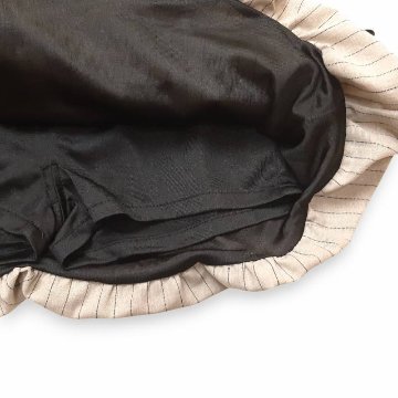 maarook「コットンリネンストライプバルーンスカート」(90-140cm)   【メール便送料無料】の画像