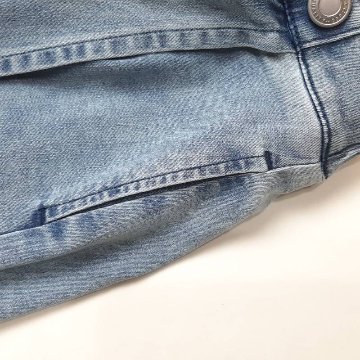 maarook「接触冷感プリーツデニムキュロットスカート」(90-130cm)   【メール便送料無料】の画像