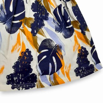 maarook「ボタニカルプリント天竺メッシュスリーブワンピース」(90-150cm)  の画像