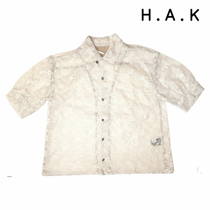 H.A.K 「ヴィンテージラッセルレースシャツ」 Fの画像