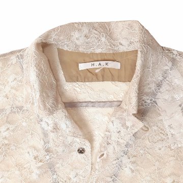H.A.K 「ヴィンテージラッセルレースシャツ」 Fの画像
