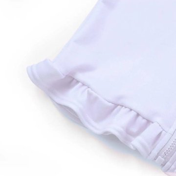 SLAP SLIP 「フルジップ フリルライン袖 ラッシュガード」 (90-130cm)の画像