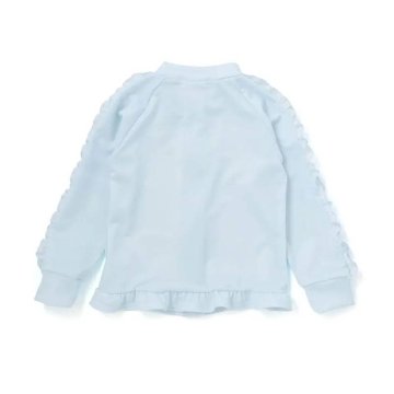 SLAP SLIP 「フルジップ フリルライン袖 ラッシュガード」 (90-130cm)の画像
