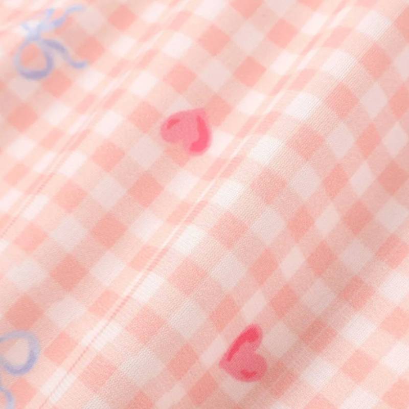 SLAP SLIP「ギンガムチェック総柄 ワンピース型 スイムウェア」 (90-130cm)の画像