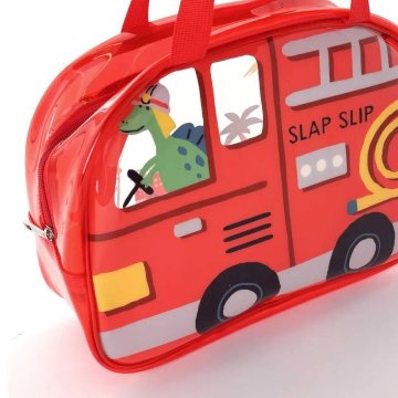 SLAP SLIP 「ボストンバッグ型乗り物スイムバッグ」（F）の画像