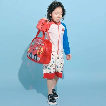 SLAP SLIP 「ボストンバッグ型乗り物スイムバッグ」（F）の画像