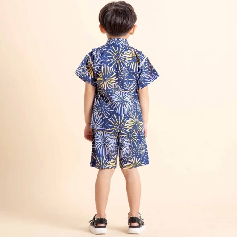 SLAP SLIP 「総柄甚平2点セット」 (80-130cm) メール便送料198円対応の画像