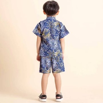SLAP SLIP 「総柄甚平2点セット」 (80-130cm) メール便送料198円対応の画像