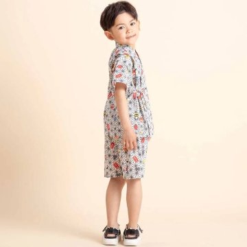 SLAP SLIP 「総柄甚平2点セット」 (80-130cm) メール便送料198円対応の画像