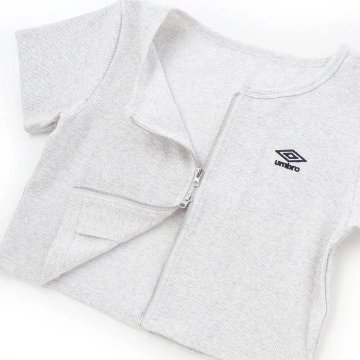 ZIDDY「umbroコラボ ジップアップカーディガン＋キャミソールセット」 (140-160cm)　【メール便送料無料】の画像