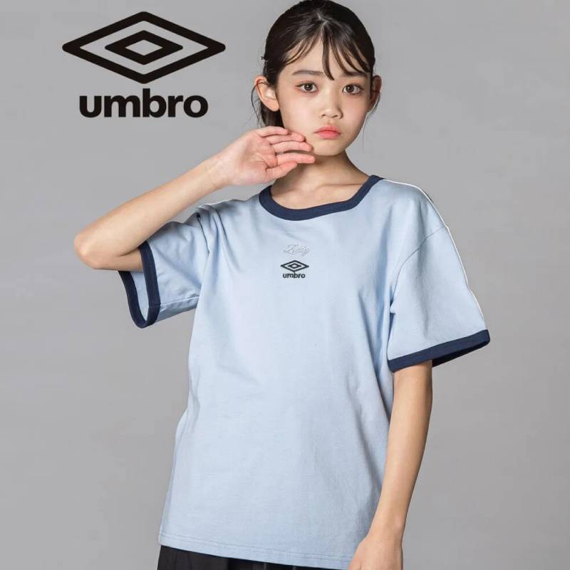 ZIDDY「umbroコラボ ロゴTシャツ」 (140-160cm)　【メール便送料198円対応】の画像
