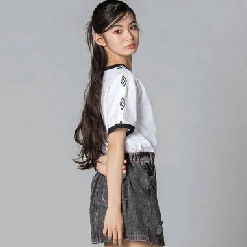 ZIDDY「umbroコラボ ロゴTシャツ」 (140-160cm)　【メール便送料198円対応】の画像