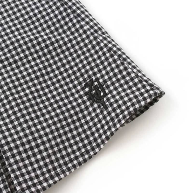 ZIDDY「リブTシャツ＋ギンガムビスチェ＆スカート 3点セット」 (140-160cm)の画像