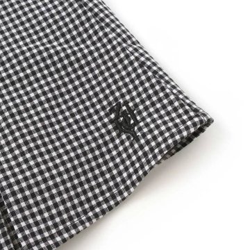 ZIDDY「リブTシャツ＋ギンガムビスチェ＆スカート 3点セット」 (140-160cm)の画像