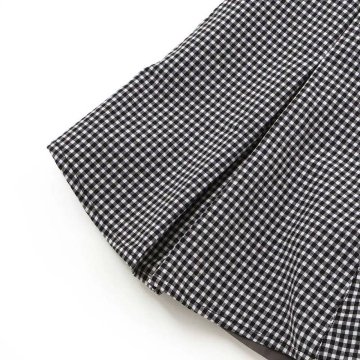 ZIDDY「リブTシャツ＋ギンガムビスチェ＆スカート 3点セット」 (140-160cm)の画像
