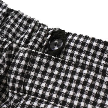 ZIDDY「リブTシャツ＋ギンガムビスチェ＆スカート 3点セット」 (140-160cm)の画像