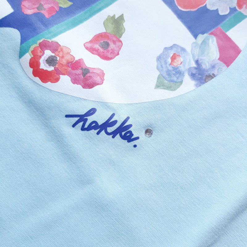 hakka kids baby「フラワーりんごプリントTシャツ」(80-130cm） 【メール便送料無料】の画像