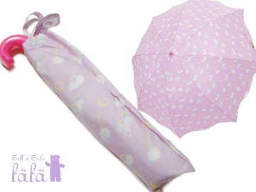 傘 子供 fafa LULULU 折りたたみ傘 50cm 日本製の画像