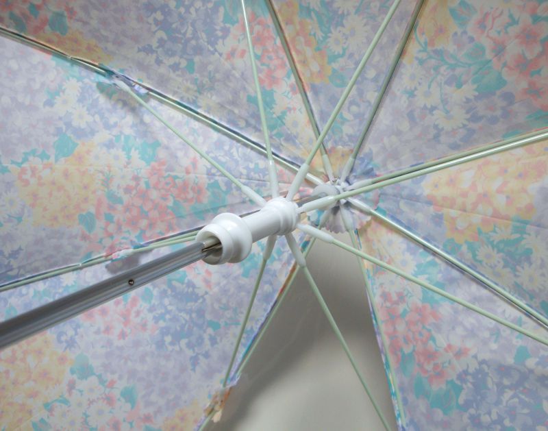 傘 子供 fafa 45cm ラベンダーマルチフラワー柄 SPLISH SPLASHの画像