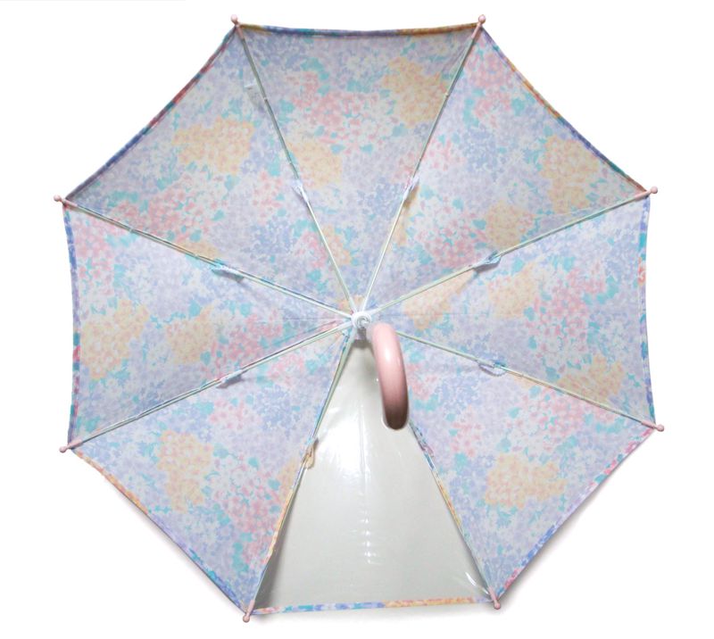 傘 子供 fafa 45cm ラベンダーマルチフラワー柄 SPLISH SPLASHの画像