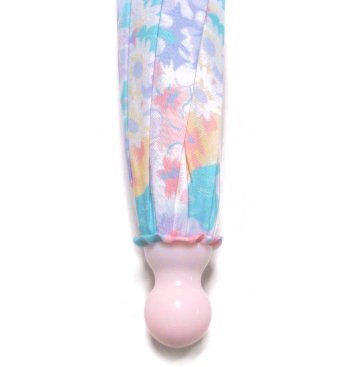 傘 子供 fafa 45cm ラベンダーマルチフラワー柄 SPLISH SPLASHの画像