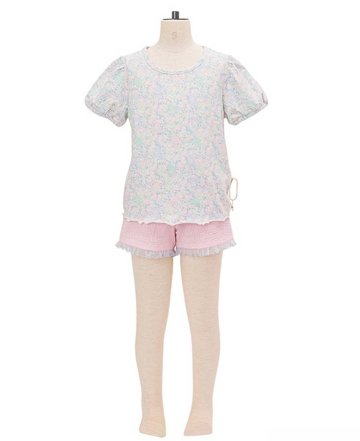 fafa 「【モンチッチコラボ】MARTYLE パフスリーブTシャツ」(120-150cm) の画像