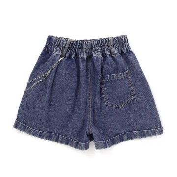 ZIDDY「バンダナ付きデニムショートパンツ」 (140-160cm)  メール便送料198円対応可の画像