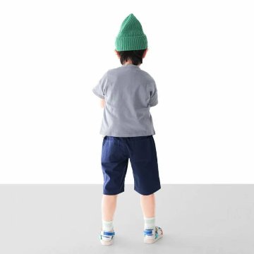 L.COPECK（エルコペック）「キャンバス ハーフパンツ」(100-160cm) 【メール便送料198円対応可】の画像