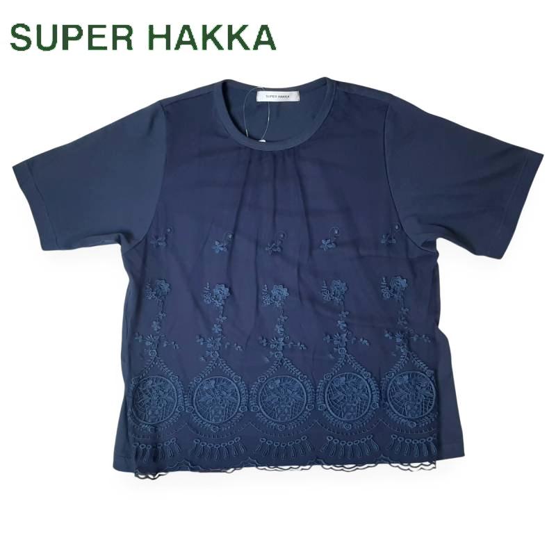 SUPER HAKKA「スカラップチュールレース×天竺プルオーバー」 Fの画像