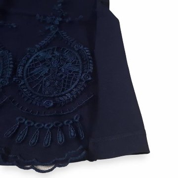SUPER HAKKA「スカラップチュールレース×天竺プルオーバー」 Fの画像