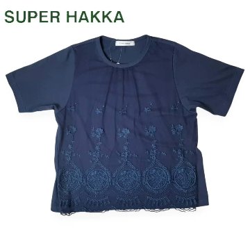 SUPER HAKKA「スカラップチュールレース×天竺プルオーバー」 Fの画像