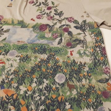 SUPER HAKKA「マイガーデンプリント半袖Tシャツ」 Fの画像