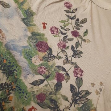 SUPER HAKKA「マイガーデンプリント半袖Tシャツ」 Fの画像