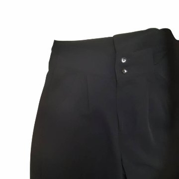 MUUNAA「ポリエステルツイルミドルワイドパンツ」FREE   の画像